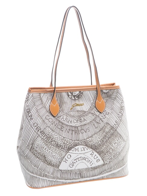 PLANETARIUM Medium shopping bag ink sepia/lt tan - Women&rsquo;s Bags