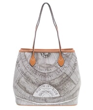 GATTINONI PLANETARIUM Medium shopping bag ink sepia/lt tan - Women&rsquo;s Bags - 3