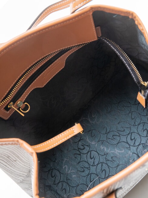 PLANETARIUM Medium shopping bag ink sepia/lt tan - Women&rsquo;s Bags