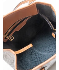 GATTINONI PLANETARIUM Medium shopping bag ink sepia/lt tan - Women&rsquo;s Bags - 4