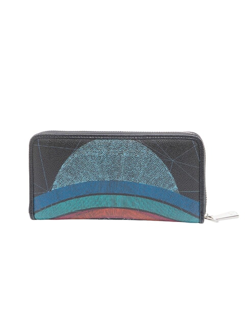 PLANETARIUM Large zip around wallet planet.black print - Women&rsquo;s Wallets