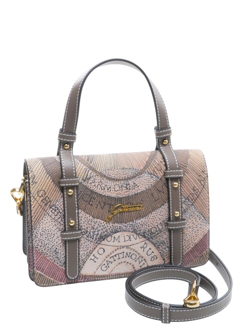 PLANETARIUM Handbag, with shoulder strap wild watercolor/ dk taupe - Women&rsquo;s Bags