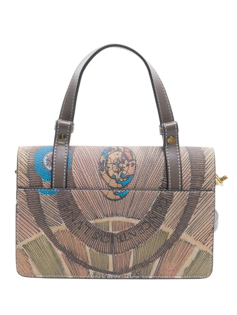 PLANETARIUM Handbag, with shoulder strap wild watercolor/ dk taupe - Women&rsquo;s Bags