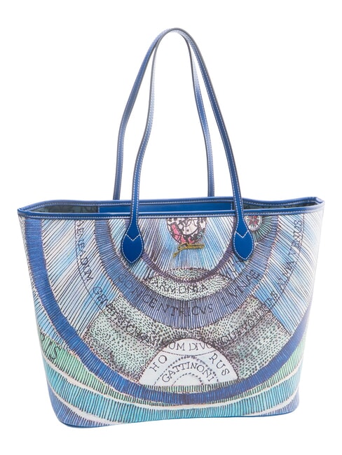 PLANETARIUM Large shopping bag aquamarine/navy - Women&rsquo;s Bags