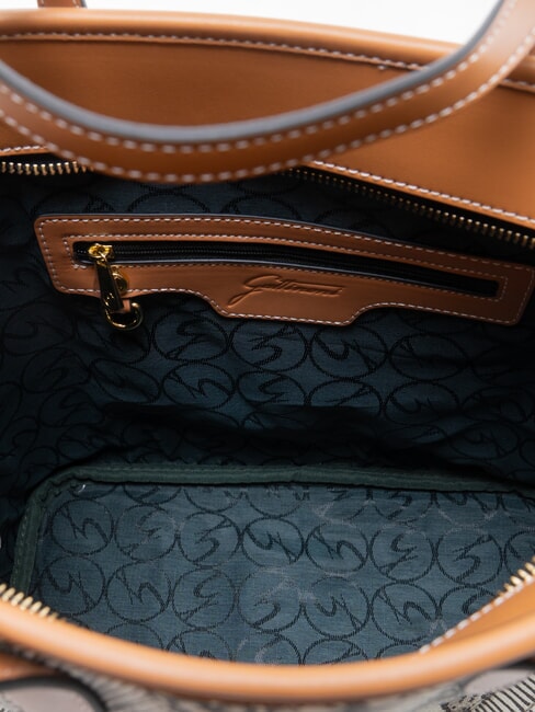 PLANETARIUM Handbag with shoulder strap ink sepia/lt tan - Women&rsquo;s Bags