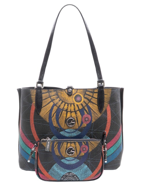 PLANETARIUM Reversible shoulder bag BLACK - Women&rsquo;s Bags