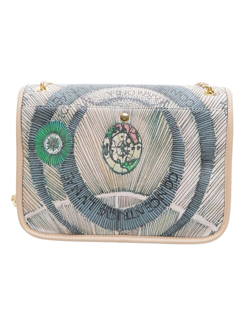 PLANETARIUM Convertible bag with flap watercolor/beige - Women&rsquo;s Bags