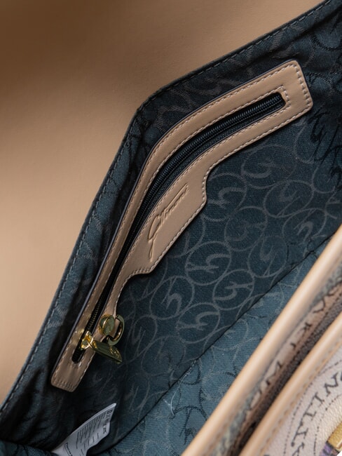 PLANETARIUM Convertible bag with flap watercolor/beige - Women&rsquo;s Bags