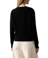 GUESS BASIC TRIANGLE Crewneck sweatshirt jetbla - Women's Sweatshirts - 2