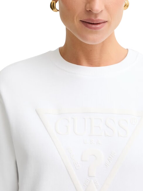 BASIC TRIANGLE Crewneck sweatshirt purwhite - Women's Sweatshirts