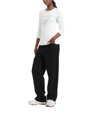 GUESS KATIE Crew neck, tight-fitting sweater cremwhi - Women's Sweaters - 3