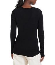 GUESS KATIE Crew neck, tight-fitting sweater jetbla - Women's Sweaters - 2