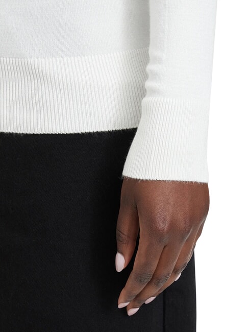 KATIE Crew neck, tight-fitting sweater cremwhi - Women's Sweaters