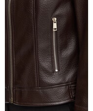 GUESS MARLENE CARIBOU Faux leather jacket, regular fit chocolate brown - Women's Jackets - 6