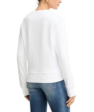 GUESS BASIC TRIANGLE Crewneck sweatshirt purwhite - Women's Sweatshirts - 2