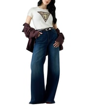 GUESS SNAKE TRIANGLE Short-sleeved T-shirt cremwhi - T-shirt - 3
