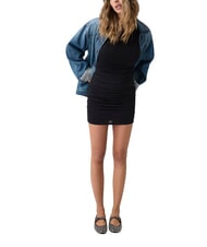 GUESS RITA Wide shoulder dress jetbla - Woman Clothes - 3