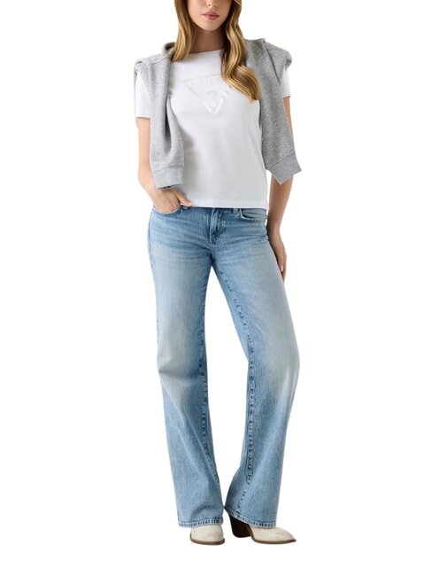 NEW BASIC Short-sleeved T-shirt, pure cotton purwhite - T-shirt