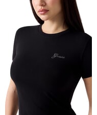 GUESS NEW MINI Logo T-shirt jetbla - T-shirt - 4