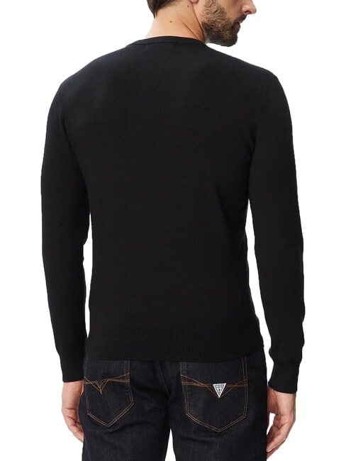 MASON PRINTED Crew neck sweater jetbla - Men's Sweaters