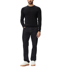 GUESS MASON PRINTED Crew neck sweater jetbla - Men's Sweaters - 3