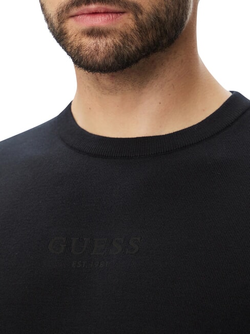 MASON PRINTED Crew neck sweater jetbla - Men's Sweaters