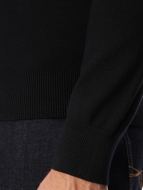 MASON PRINTED Crew neck sweater jetbla - Men's Sweaters