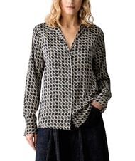 GUESS NEW CONCETTA Shirt g print oval chain b - Shirts - 4