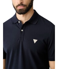 GUESS BASIC Cotton polo shirt smartblue - Polo shirt - 4