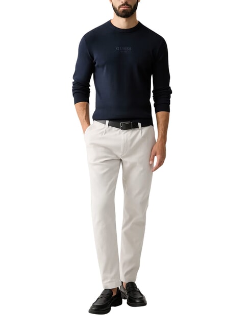 MASON PRINTED Crew neck sweater smartblue - Men's Sweaters