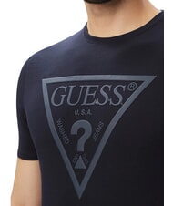 GUESS CORE Short-sleeved T-shirt, pure cotton smartblue - T-shirt - 4