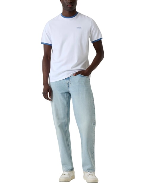 BASIC Short-sleeved T-shirt, pure cotton purwhite - T-shirt