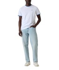 GUESS BASIC Short-sleeved T-shirt, pure cotton purwhite - T-shirt - 3