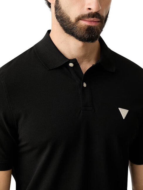 BASIC Cotton polo shirt jetbla - Polo shirt