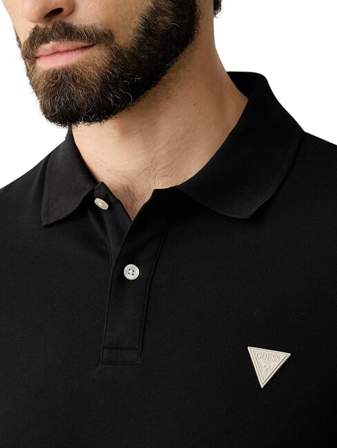 BASIC Cotton polo shirt jetbla - Polo shirt