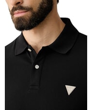 GUESS BASIC Cotton polo shirt jetbla - Polo shirt - 5