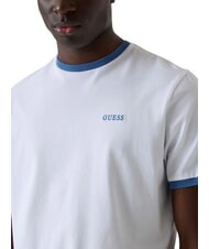 GUESS BASIC Short-sleeved T-shirt, pure cotton purwhite - T-shirt - 4