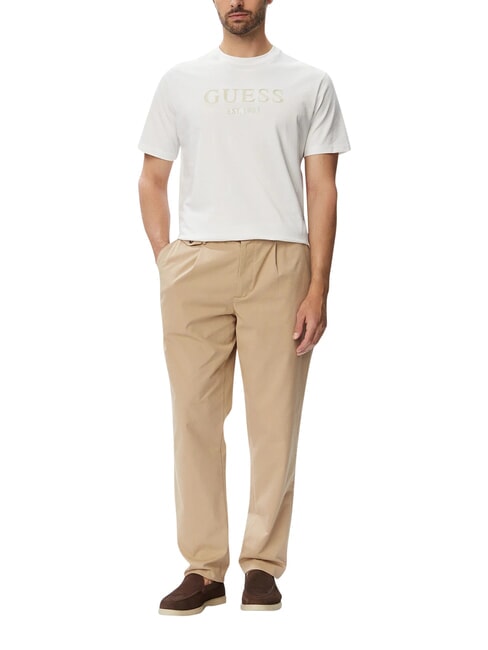 LOGO Short-sleeved T-shirt, pure cotton purwhite - T-shirt