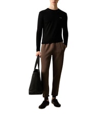 GUESS CORE Long-sleeved T-shirt, slim jetbla - Men's Sweaters - 3