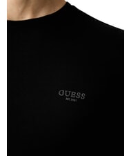 GUESS CORE Long-sleeved T-shirt, slim jetbla - Men's Sweaters - 5