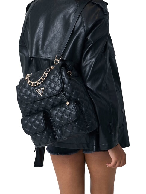 GIULLY 2 Backpack with front pockets BLACK - Women&rsquo;s Bags