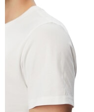 GUESS LOGO Short-sleeved T-shirt, pure cotton purwhite - T-shirt - 5