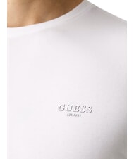 GUESS CORE Long-sleeved T-shirt, slim purwhite - Men's Sweaters - 5