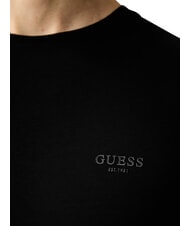 GUESS CORE Short-sleeved T-shirt, slim jetbla - T-shirt - 5