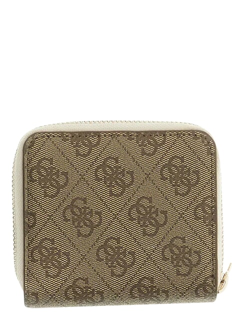 KIDS Compact, zip-around wallet 4g aop beige white - Women&rsquo;s Wallets