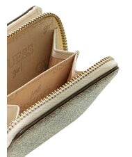 GUESS KIDS Compact, zip-around wallet 4g aop beige white - Women&rsquo;s Wallets - 5
