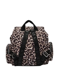 GUESS GIRL ALLOVER Multi-pocket backpack leopard print classes - Women&rsquo;s Bags - 3