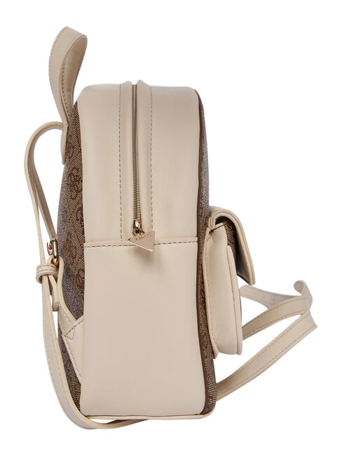 GIRL Backpack with front pocket 4g aop beige white - Women&rsquo;s Bags