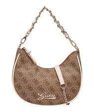 GUESS GIRL Shoulder bag with chain strap 4g aop beige white - Women&rsquo;s Bags - 6