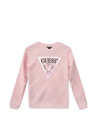 GUESS CORE KIDS Sweatshirt with triangle logo print ballet pink - Baby Sweatshirt - 4